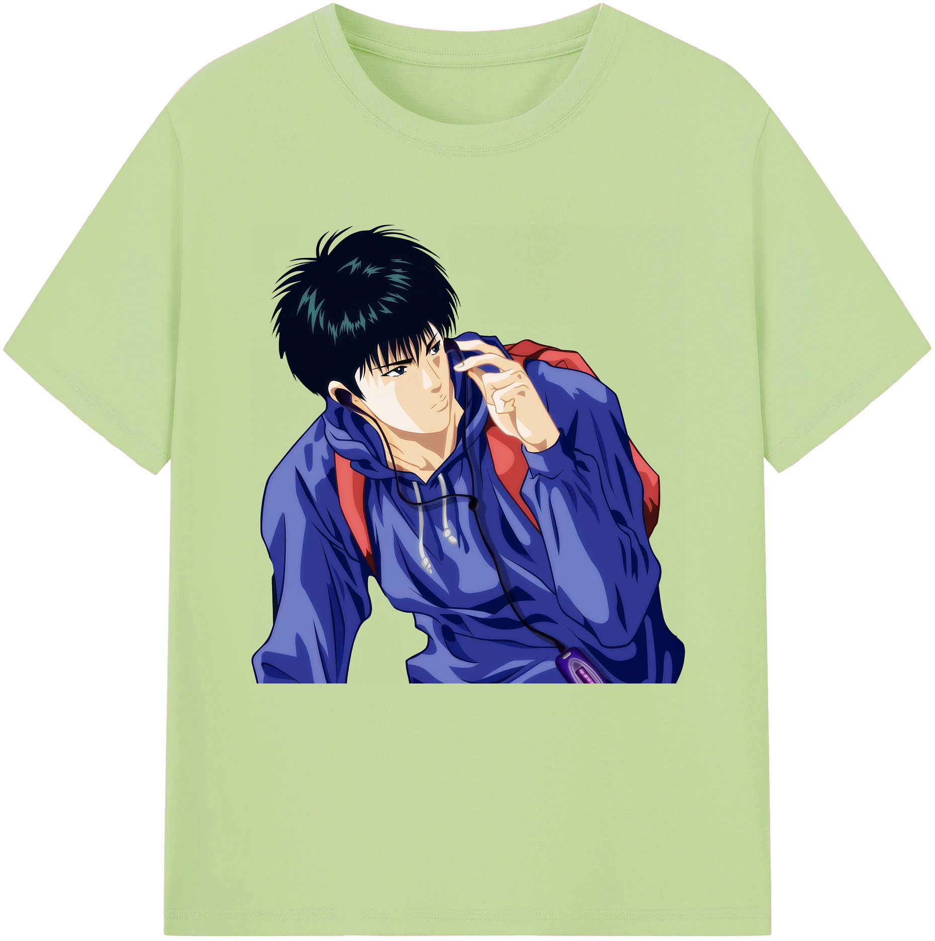 SLAM DUNK／スラムダンク 綿100％半袖Tシャツ（フロントプリント）